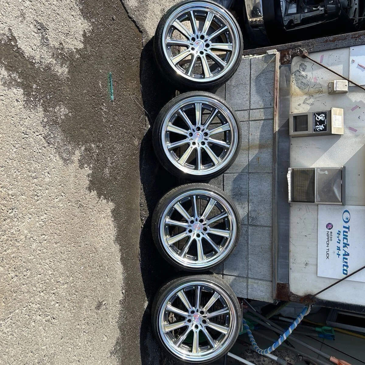 JDM Deep stepped rims by Leonhard Graal 9J10J Crown for Majesta Alphar No Tires