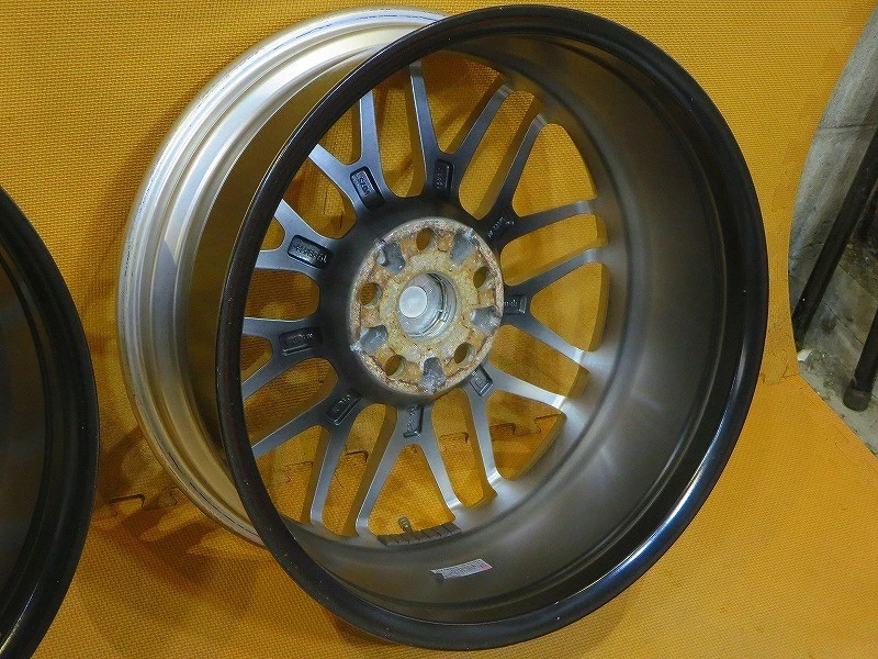 JDM Set of 4 Weds Delmore LC.S Wheels with Toyota Flat Seat Nuts 198J+ No Tires - Image 9