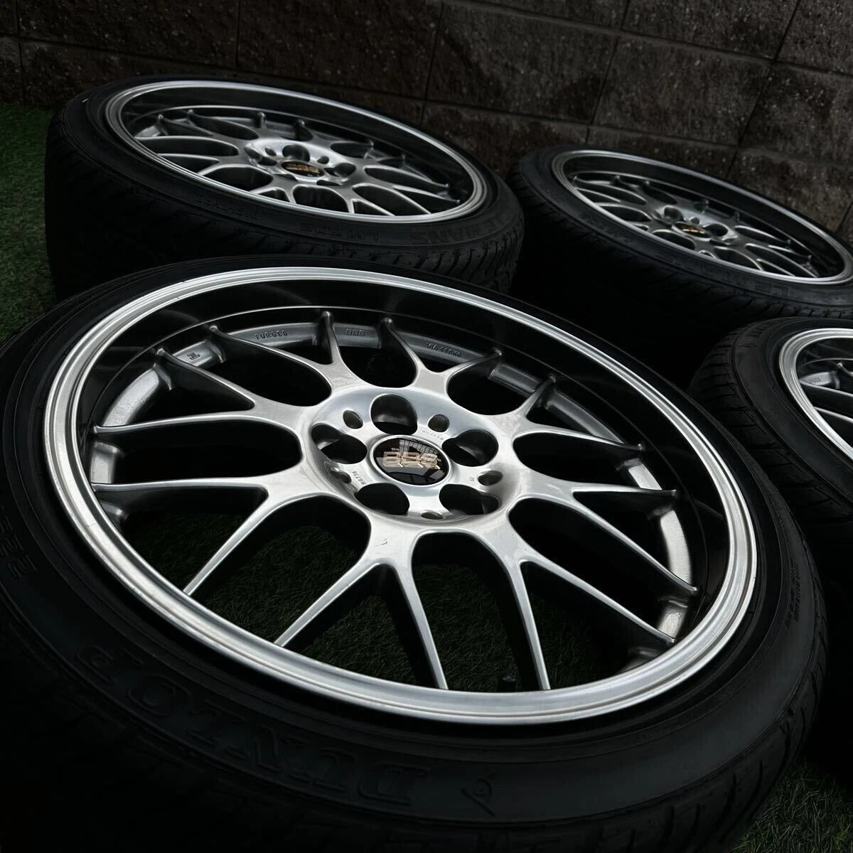 JDM Discontinued BBS RG-R RG736 188.5J PCD100 5-lug 225/40r18 wheels f No Tires - Image 2