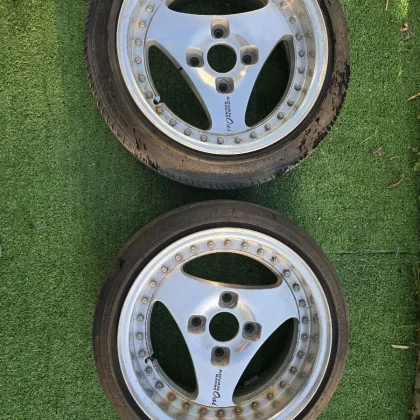 JDM Out of print 15ADVAN Oni 7J+15 114.3 4H 2Book S13 Silvia ADVAN rac No Tires