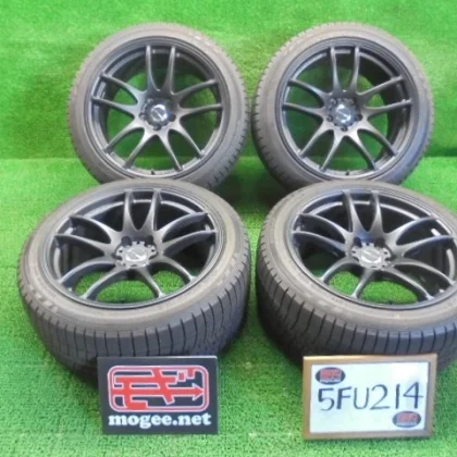 JDM 5FU214 AAP 255/40R19 Dunlop Winter Maxx 03 studless tires + WORK a No Tires