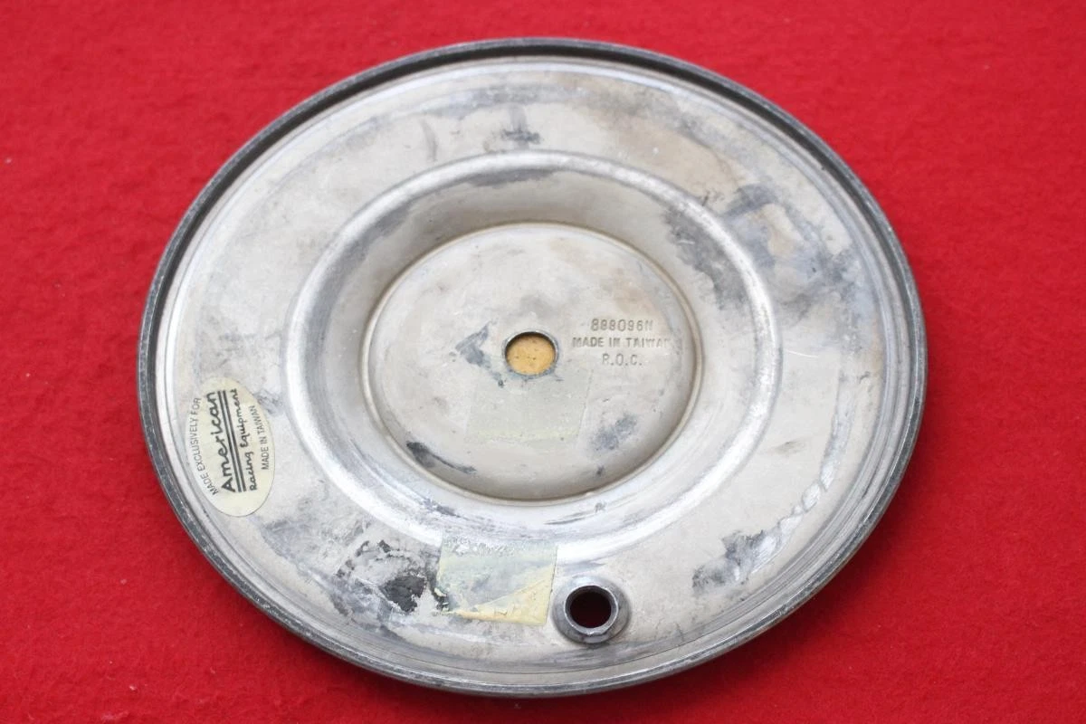 JDM 1 sheet American Racing aftermarket used wheel center plate center No Tires - Image 3