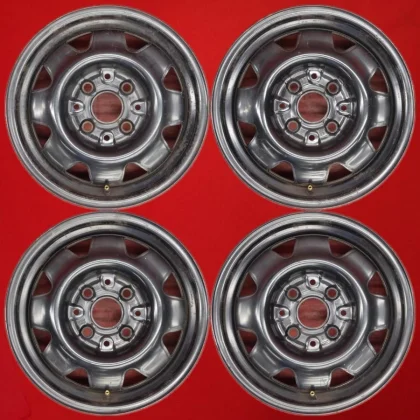 JDM Rare 4-Book Set Audi 80 Genuine Steel Wheels Iron Wheels Iron Chin No Tires