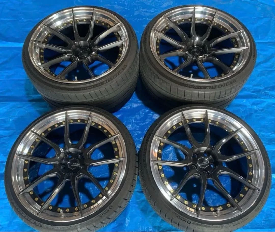 JDM Ferrari F430 F360 BC Forged 20/21 inch Carbon B compatible No Tires