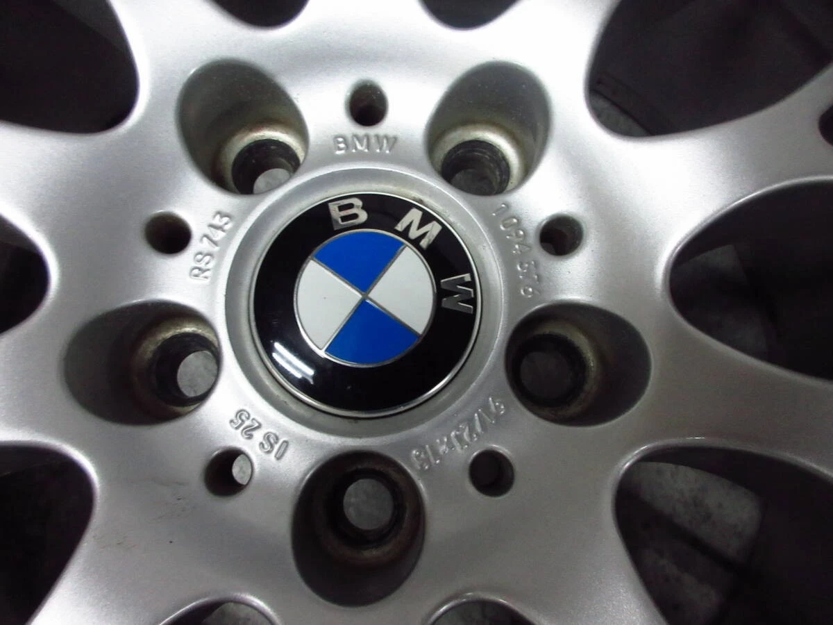 JDM Rare BMW E38 genuine optional BBS Black Spoke Composite II wheels No Tires - Image 9