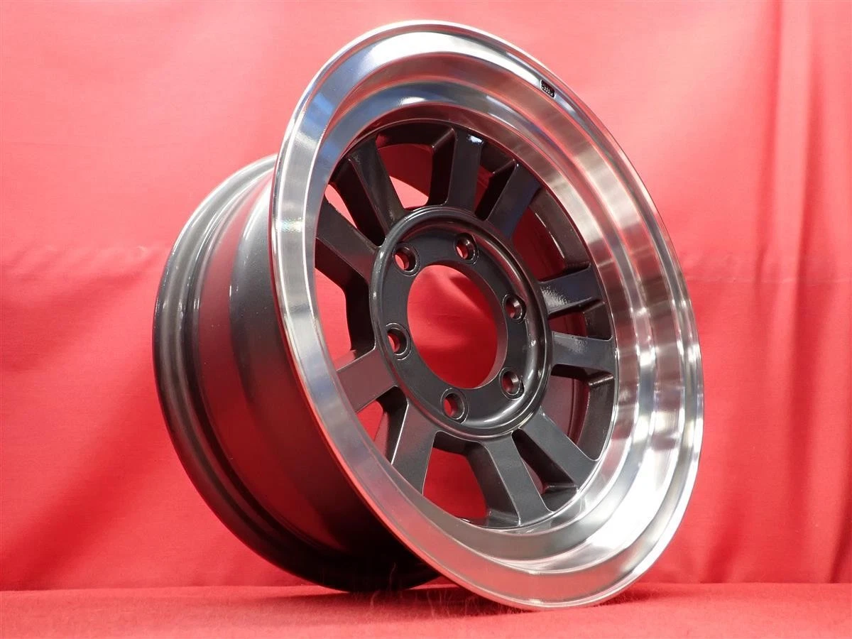 JDM Out of print rare 5Book American Racing Dasher used wheels 7J 15PC No Tires - Image 2