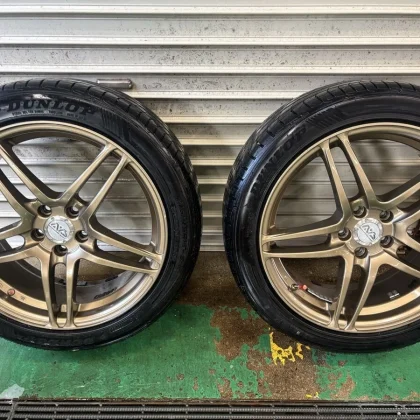 JDM Rare AVS MODEL5 17 7J +45 5H100 5-100 5H PCD100 No Tires