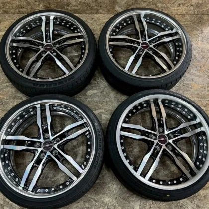 JDM Rare AME Sharen XF-55 198J+48 8.5J+48 PCD114.3 5-hole 5H Crown for No Tires