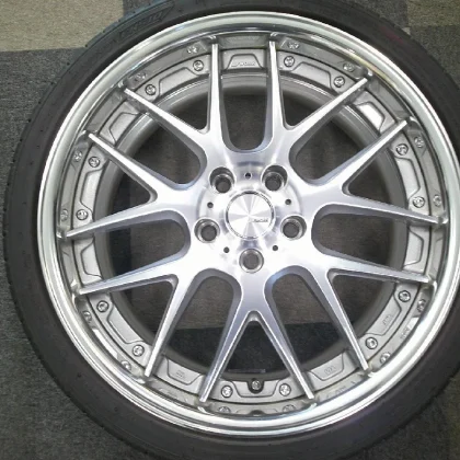 JDM WORK Lanvec LM7 19x7.5J +45 PCD114.3 5H 225/35R19 tires for Serena No Tires