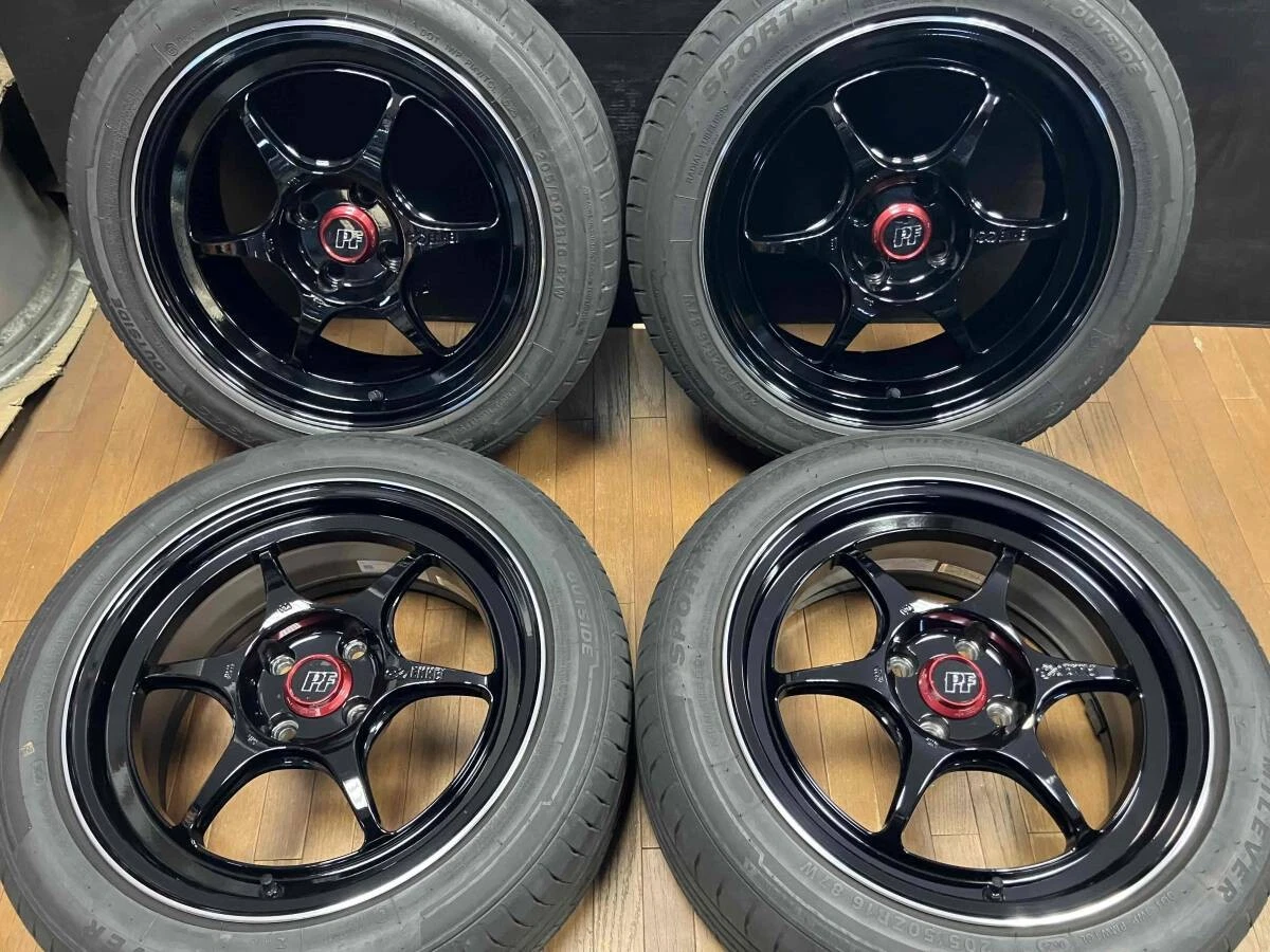 JDM ENKEI PF06 4Wheels No Tire 16x7+35 4x100 Hub67.1