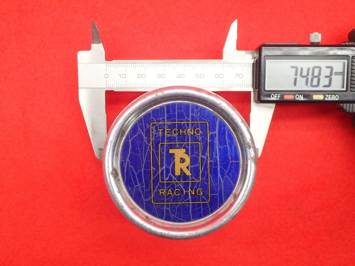 JDM Discontinued 1 sheet Technoracing aftermarket center cap/cover for No Tires - Image 7