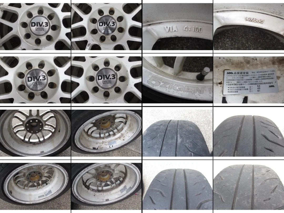 JDM 5ZIGEN MotorSports DIV.3N1R Wheels 4Book No Tires - Image 10