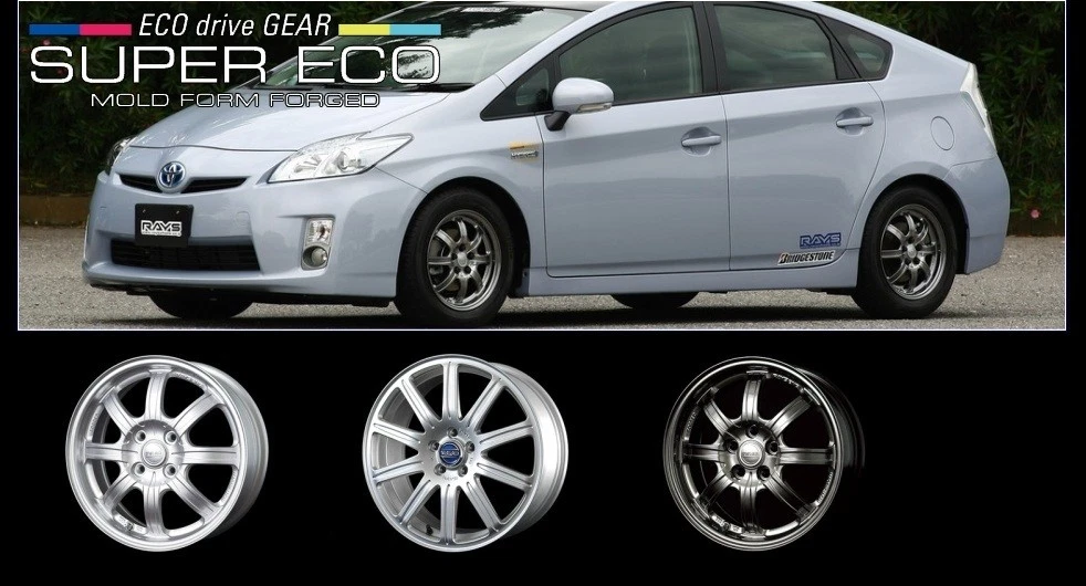 JDM C28/Serena/RAYS ECO drive GEAR SUPER ECO + Yokohama Blue Earth RV- No Tires - Image 9