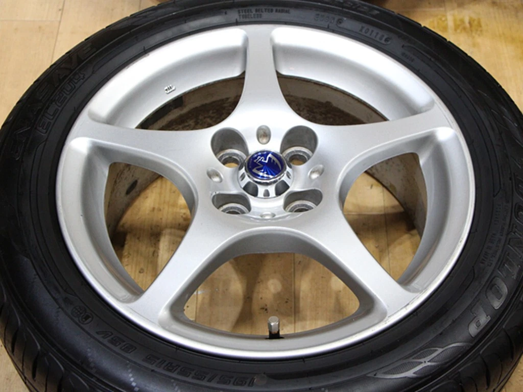 JDM C17 Rare Toyota Genuine MR-S ZZW30 15x6.5J+45 6J+45 PCD100 Dunlop No Tires - Image 4