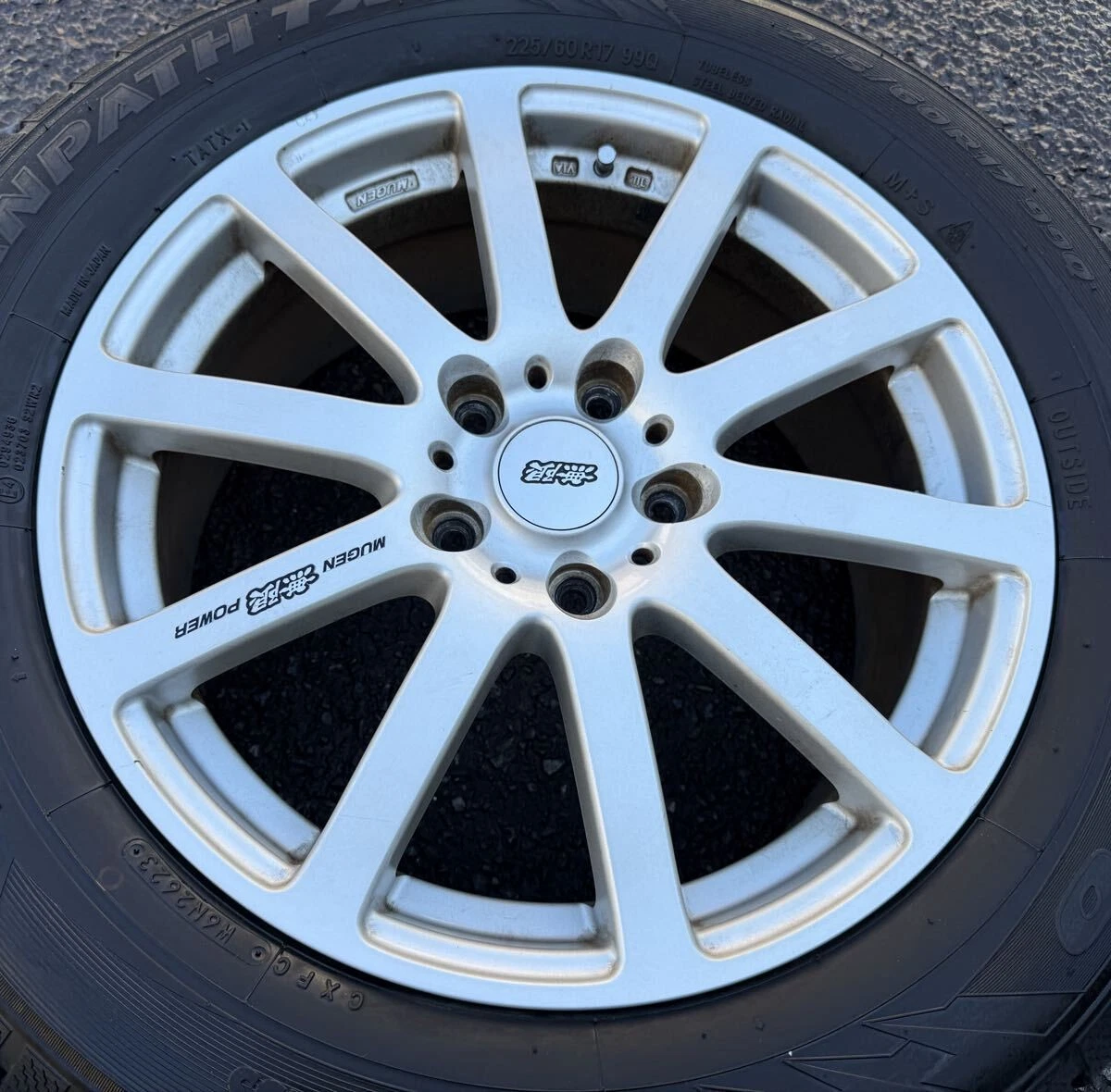 JDM Studless tires 225/60R17 TOYO TX deep tread 7J PCD 114.3 5-lug 64m No Tires - Image 5