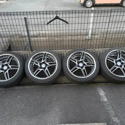 JDM work Durandal 19 wheel set No Tires