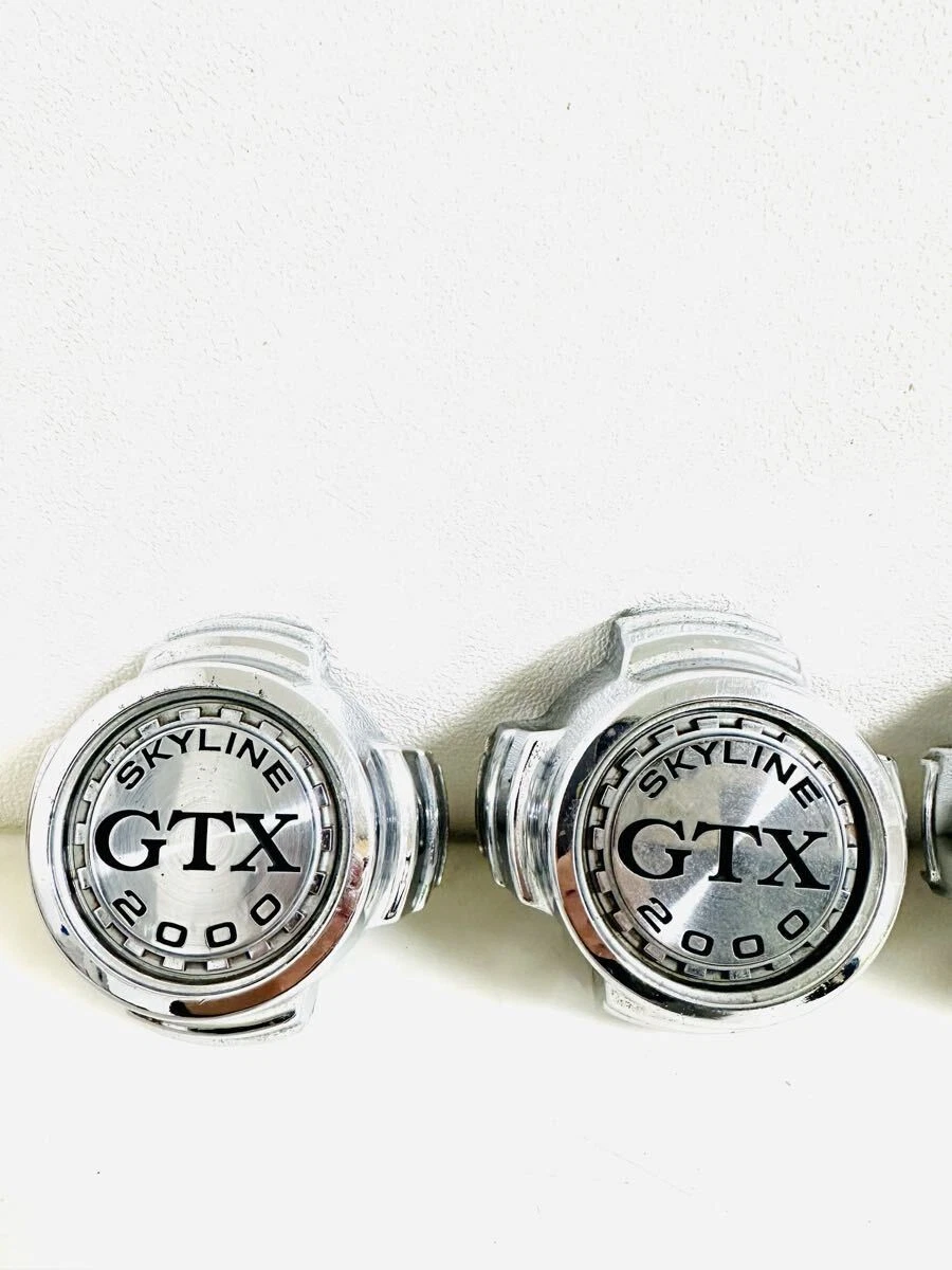 JDM Genuine center caps for Skyline Kenmeri 2000GTX 1 set No Tires - Image 2