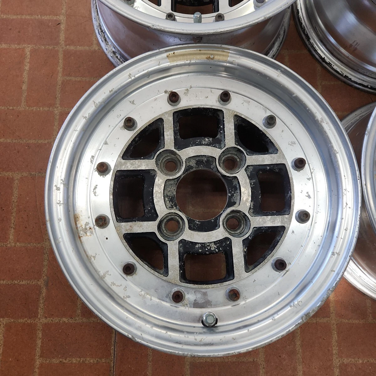 JDM Deep rim old car Enkei ENKEI Fortress Four 13 inches 6J+15 7J+5 4H No Tires - Image 4