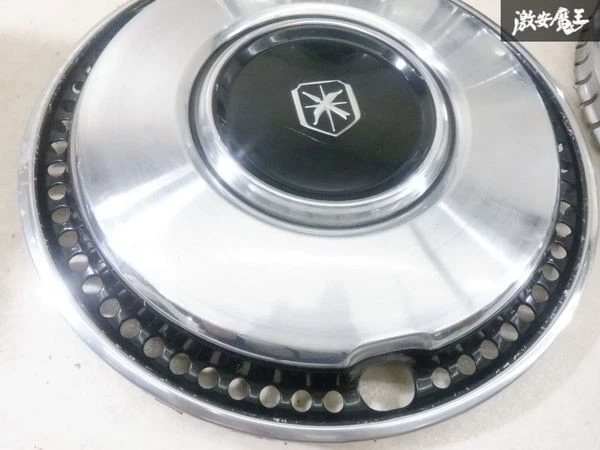 JDM Genuine Toyota Chaser Wheel Caps Set of 4 for the First Generation No Tires - Image 2