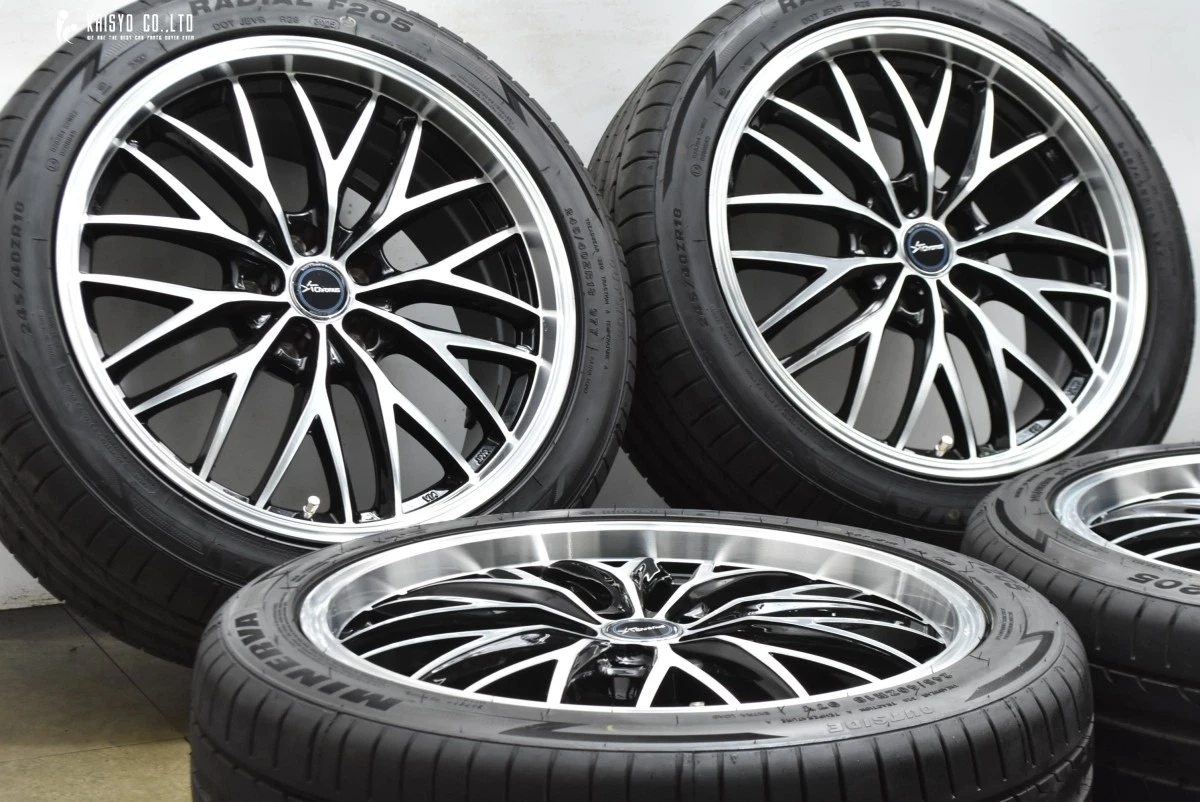 JDM Chronus CH-113 18-inch 8J +42 PCD114.3 Minerva F205 245/40R18 tire No Tires - Image 2