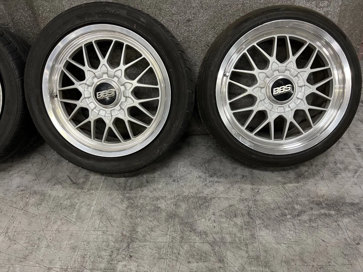 JDM BBS RG191/RG138 178J/9J +39/+50 5H 114.3 4Book BBS No Tires - Image 2