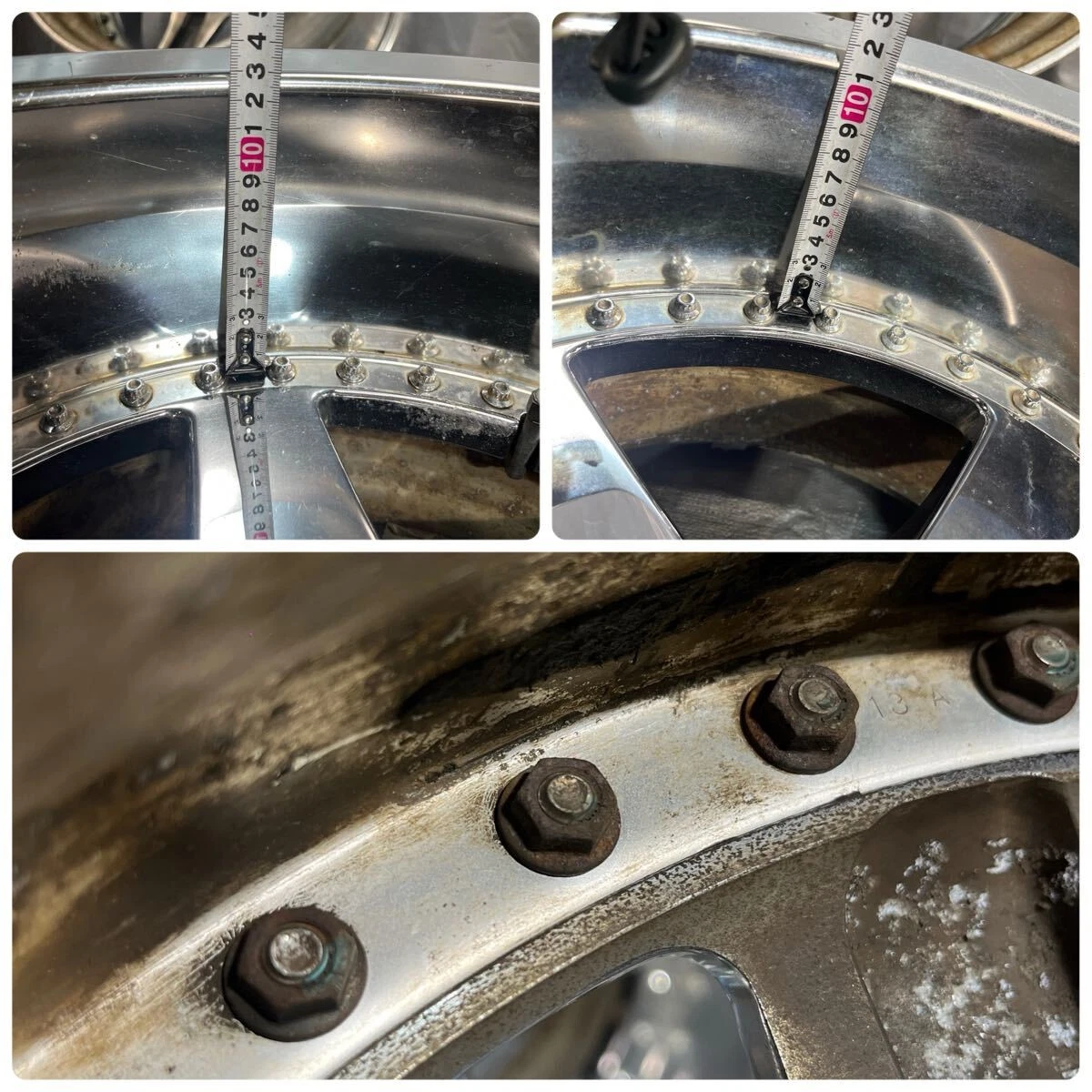 JDM Deep rim early model old Equip 18work WORK Equip 10.5J-10/11.5J-10 No Tires - Image 9