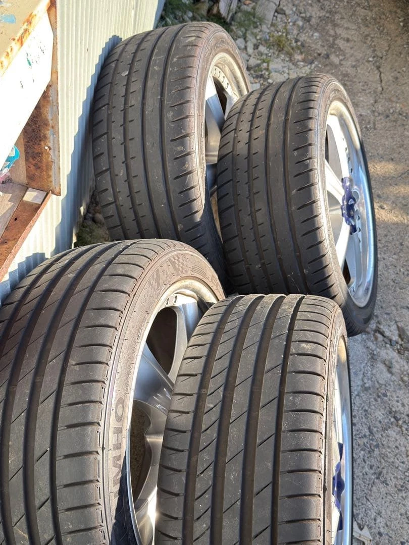 JDM 19-inch AME Moderato Excellent 114.3 8j wheels made in Japan No Tires - Image 7