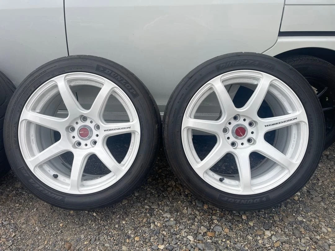 JDM work T7R 17x8.0 45 / 17x9.0 38 PCD114.3 No Tires - Image 3