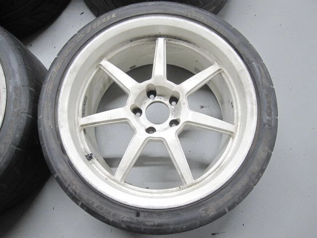 JDM Rare HINODEX forging 9.5J+15 114.3/5H 184Book set GT-R BNR32 BCNR3 No Tires - Image 6