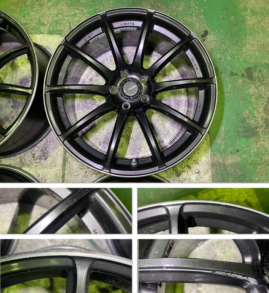 JDM RAYS gram lights 57Transcend 19Rays Gra Village Lights 8.5J +45 9. No Tires - Image 5