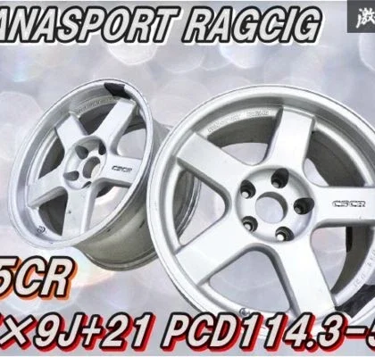 JDM No distortion PANASPORT RAGCIG C5CR 179J +21 PCD114.3 5-lug wheels No Tires