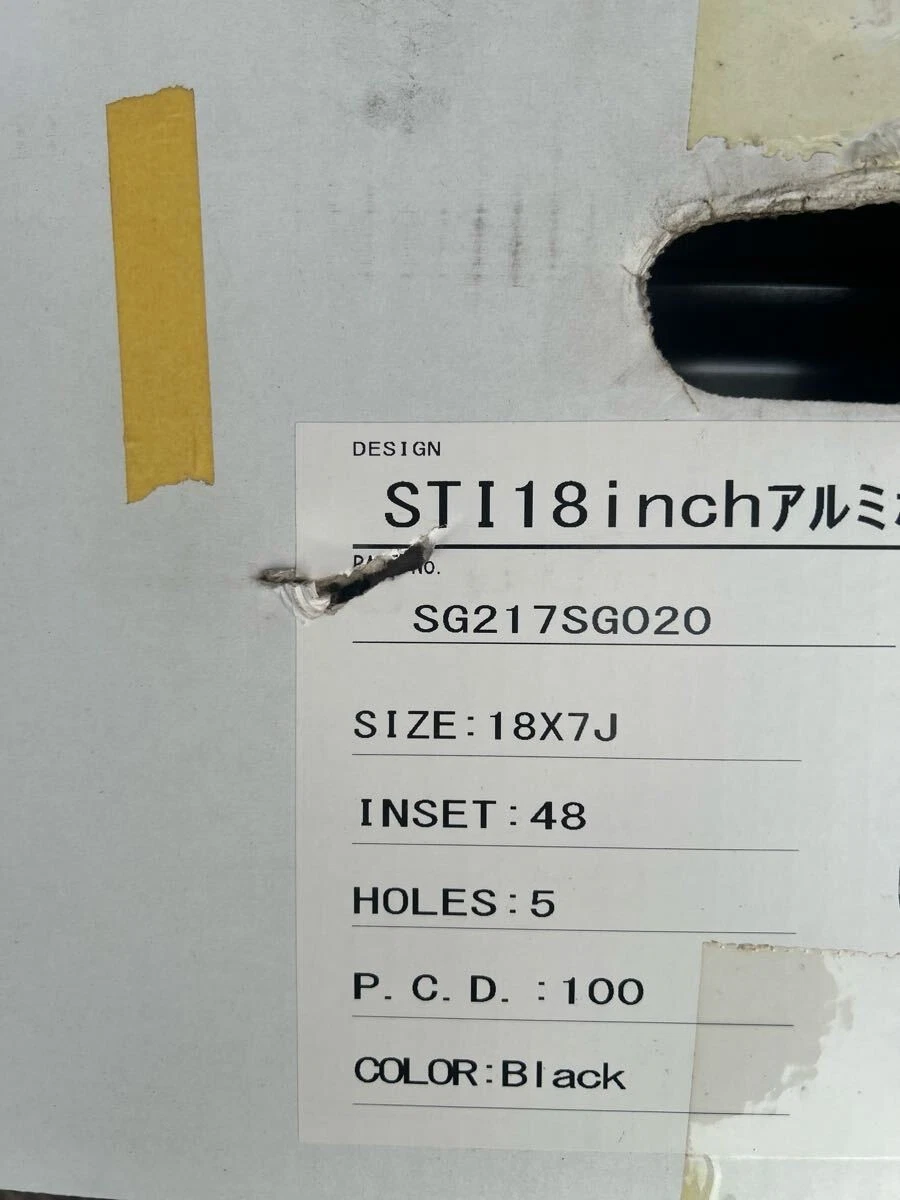 JDM Subaru STI Forester genuine 18-inch aluminum wheels 4-piece set No Tires - Image 6