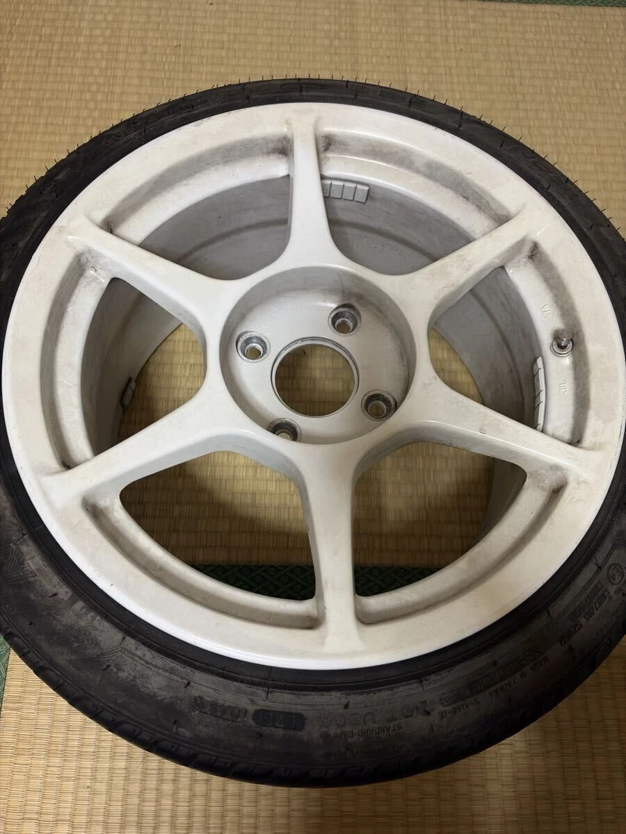 JDM 4-hole 114.3 p1 p1Racing bar Disc Club 16-inch 8.5j +37 Rare 205/5 No Tires - Image 2