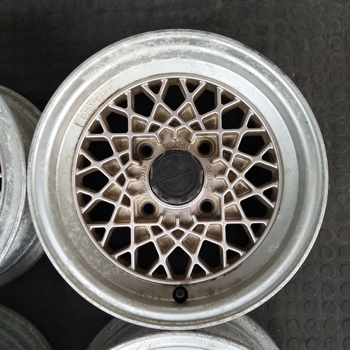 JDM T3-174 4-Book Price 13x5.5J 4x114.3 ET+14 Hub 73 WEDS old car etc. No Tires - Image 4