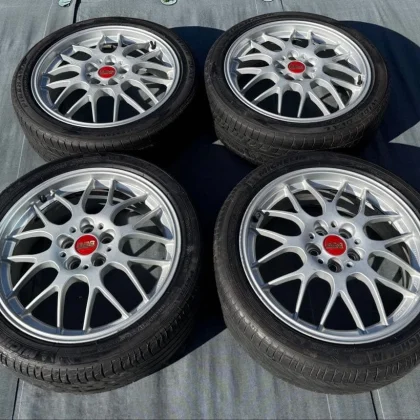 JDM Used BBS RG-R 187J ET55 5H/100 4Book Set No Tires