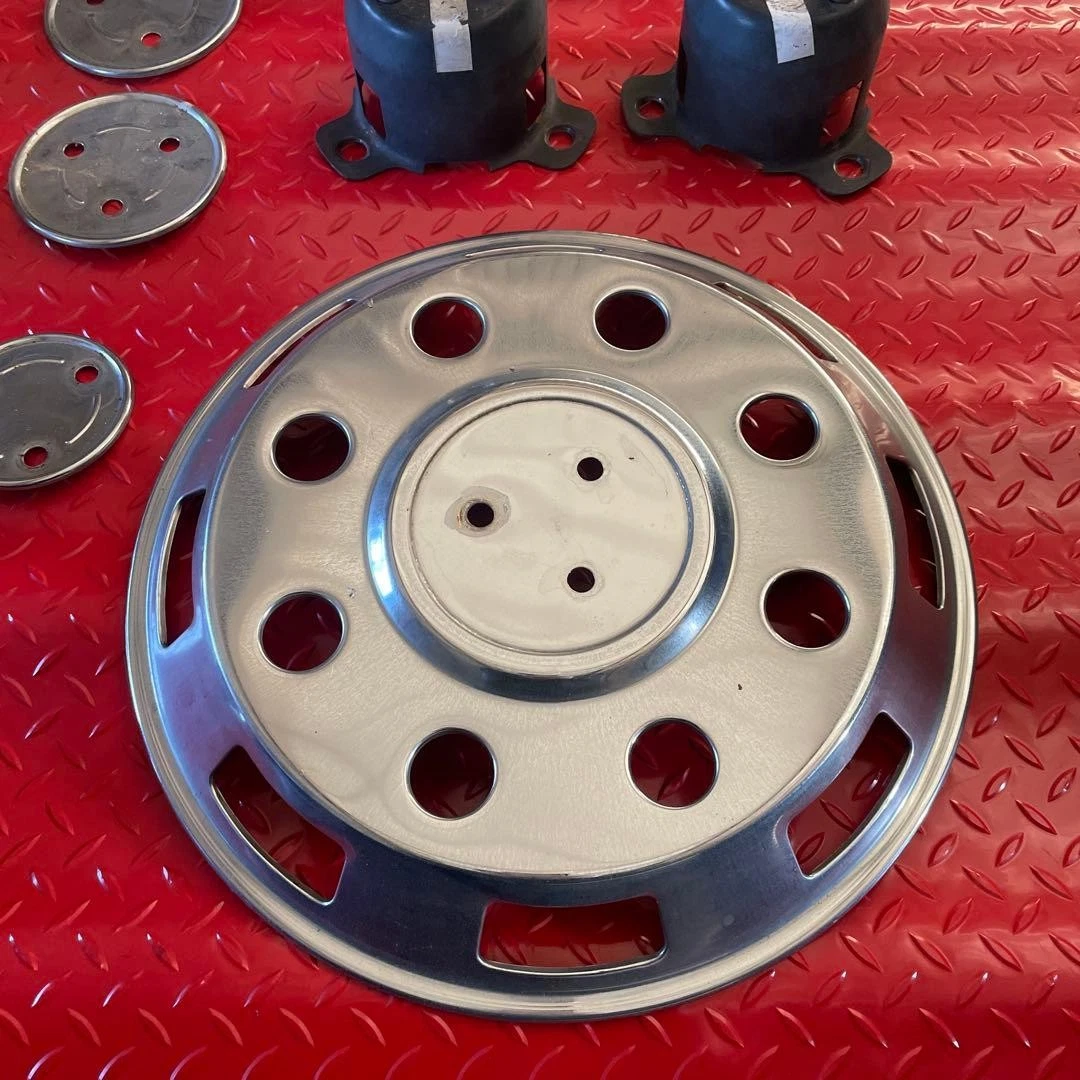 JDM Small size metal plated wheel cap cover for trucks No Tires - Image 2