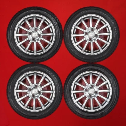 JDM Set of 4 Bridgestone Bridgestone Zack VRX 185/55R15 82Q 12-spoke t No Tires