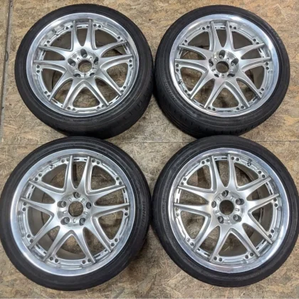 JDM Rare RAYS Volk Racing GT-V 188J+46 PCD 114.3 5-lug 5H Discontinued No Tires