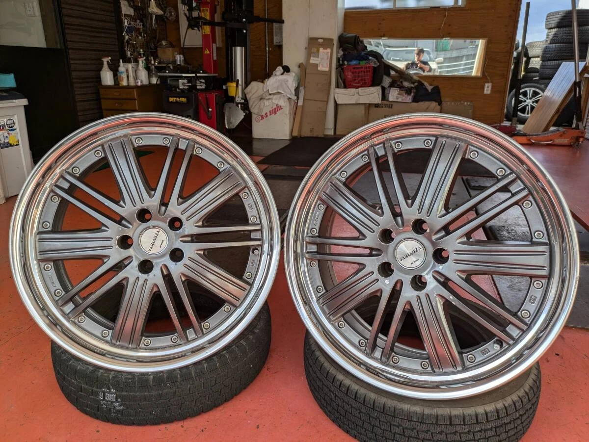 JDM WORK Celsior Crown Step Rim for Majesta Fuga Alphard Vellus SC430 No Tires - Image 2