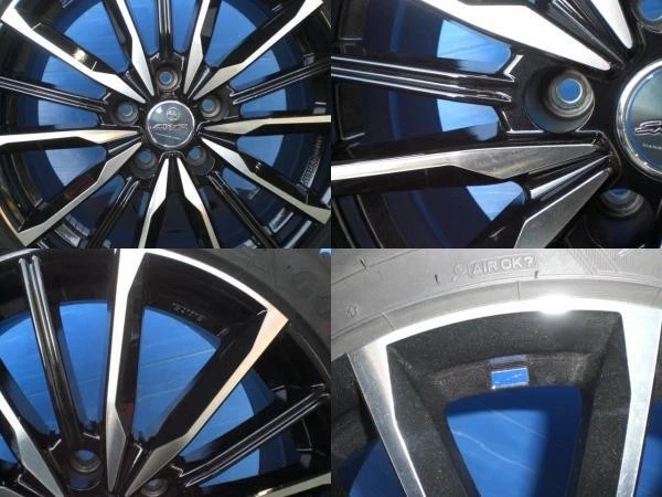 JDM 225/45-17 goodyear ICENAVI8 AME VALKYRIE 177J +38 5H1114.3 Used st No Tires - Image 3