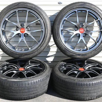 JDM BBS RI-A 18x8.0J+45 PCD114.3 5H RI-A032 GR Yaris Levorg Layback Ve No Tires