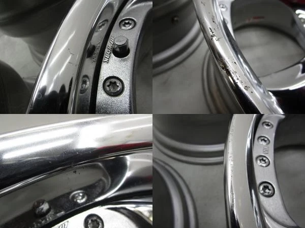 JDM 19work VS-KF 8.5J+57 11J+64 130 Used Aluminum Wheels 4-Book Set A1 No Tires - Image 10