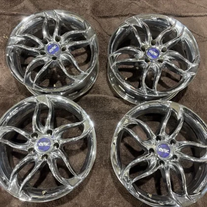 JDM Kaotik Vizio Keotic Vizio 17x7.5 5/114.3 IN40 oars Doskool USDM Ne No Tires