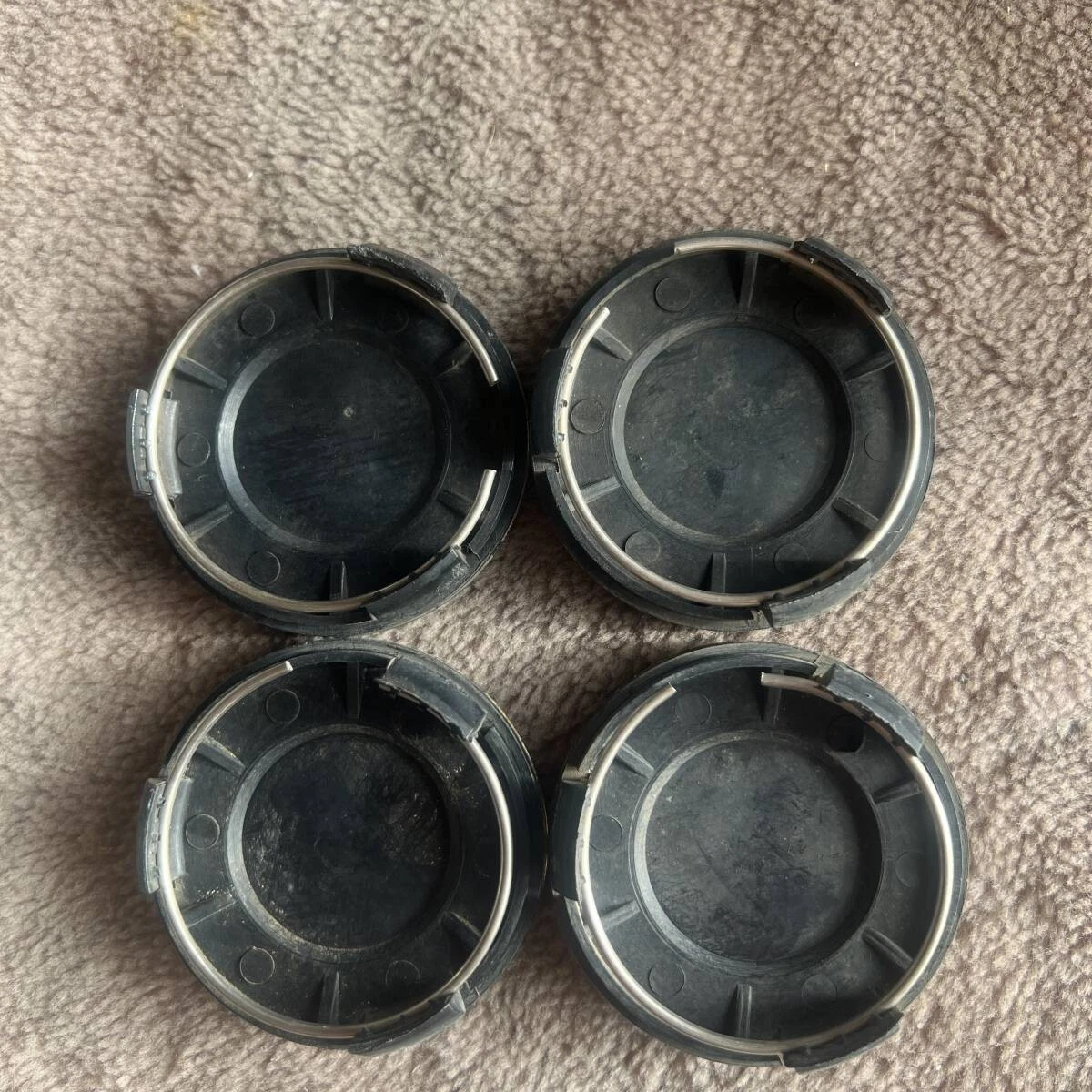 JDM C177-36WORK work VS aluminum wheel center caps used 4 pieces outer No Tires - Image 4