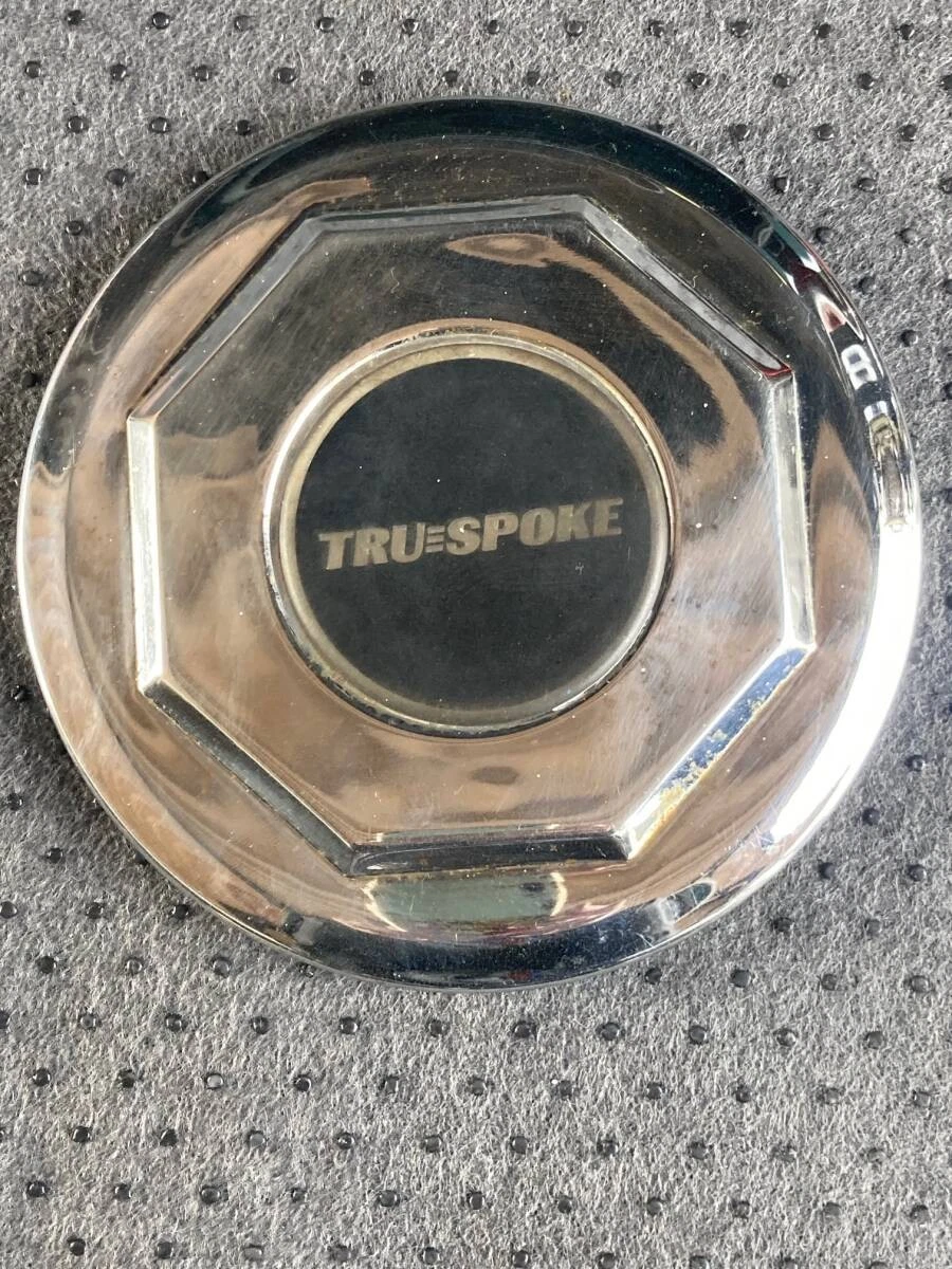 JDM Rare TRU SPORKE center caps pan type set of 4 for American Lowride No Tires - Image 2