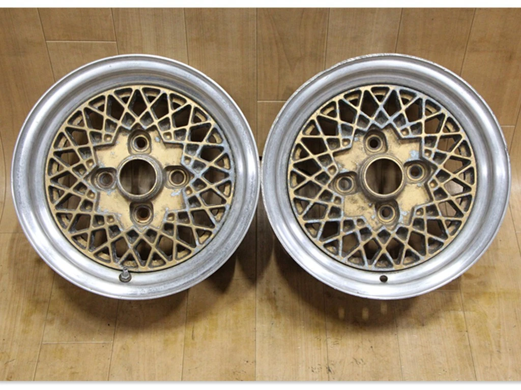 JDM B744 Deep Rim Out of Production Rare Mesh Old Car RAYS VOLK-2 VOLK No Tires
