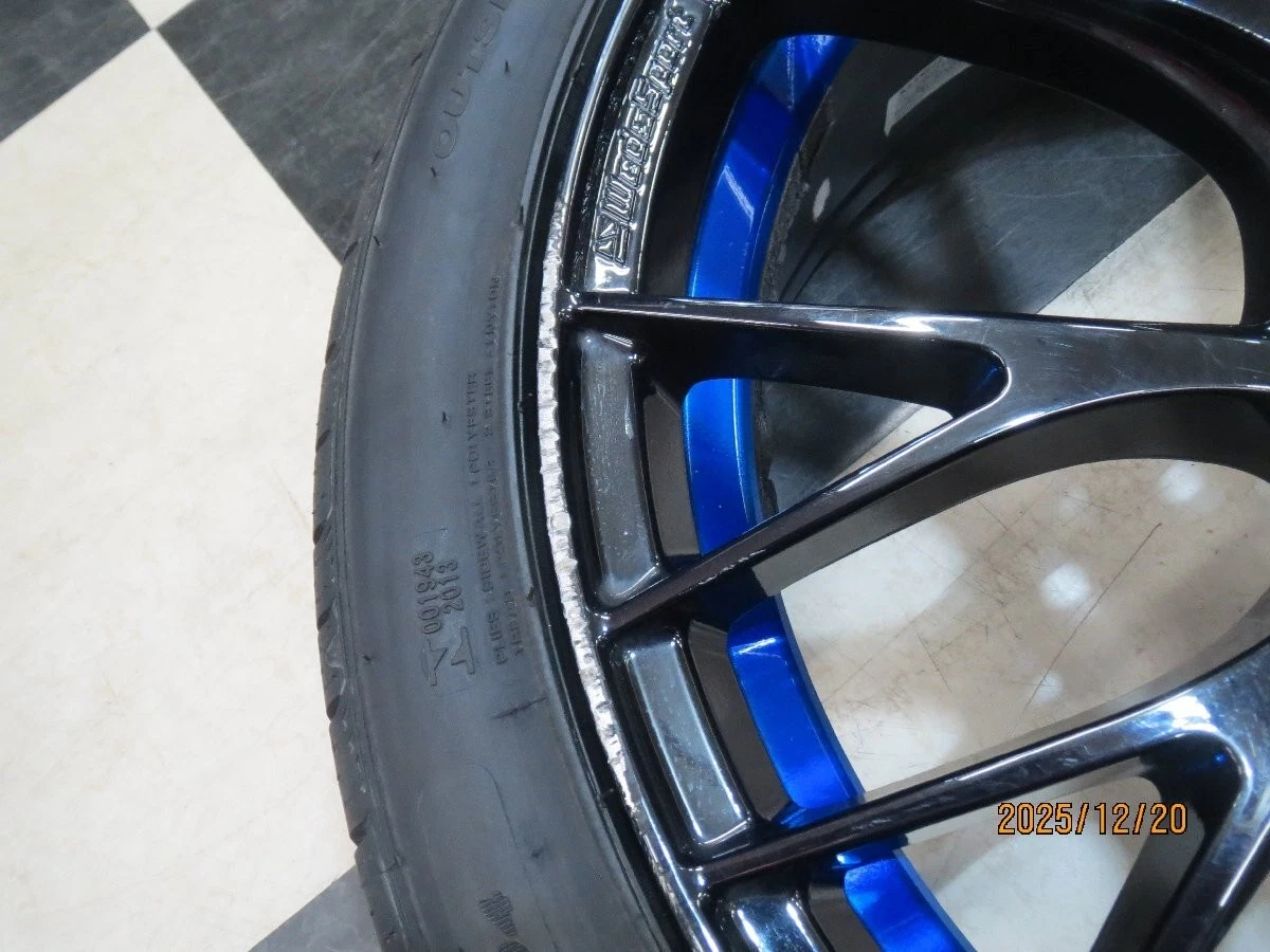 JDM Weds Sport SA-20R 18ZN6 86 BRZ 7.5J +45 5H100 Used 25-year-old Roa No Tires - Image 8
