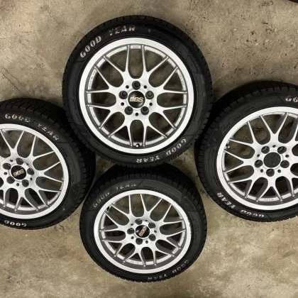 JDM 225/45R17 BBS Aluminum PCD114.3 Winter Tires Goodyear No Tires