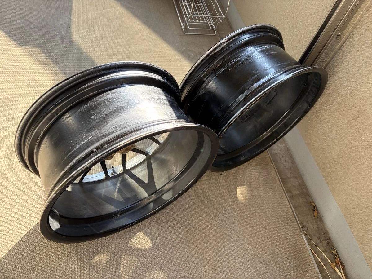 JDM Excellent Condition BBS RG-R Diamond Black RG791 112 8J+50 Ultra L No Tires - Image 8