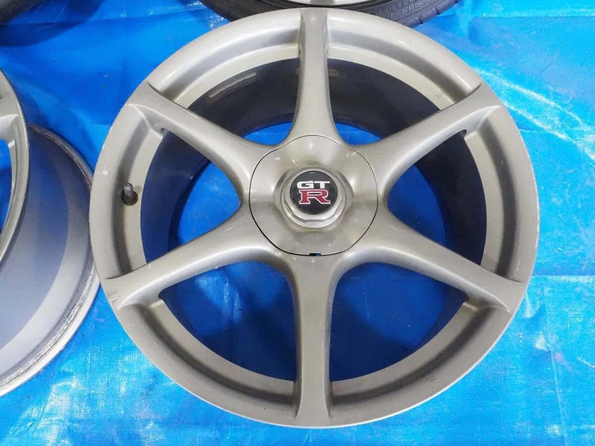 JDM BNR34 genuine wheels R34 GTR No Tires - Image 3
